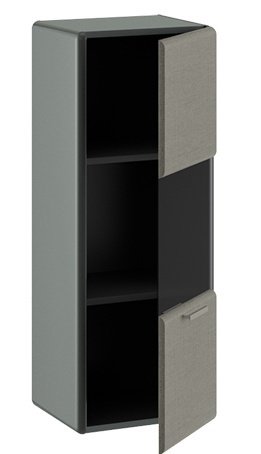 Шкаф настенный Наоми серого цвета - купить Навесные шкафы по цене 11299.0