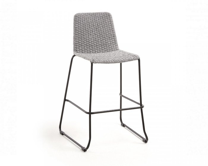 Барный стул Meggie светло-серого цвета