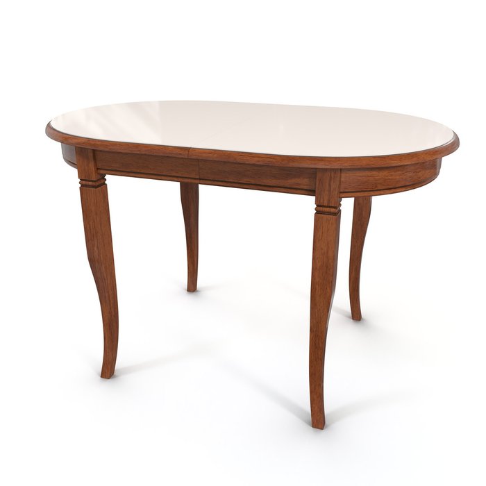 Раздвижной обеденный стол Бруно со стеклянной столешницей - купить Обеденные столы по цене 27027.0