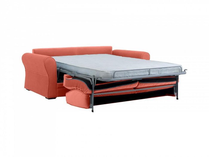 Двухместный диван-кровать Belgian светло-кораллового цвета - лучшие Прямые диваны в INMYROOM