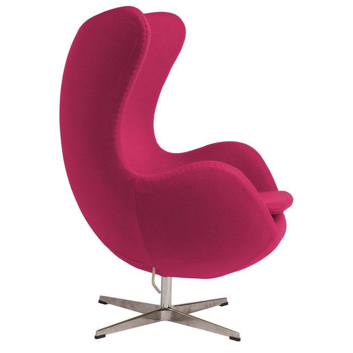 Кресло Egg Chair малинового цвета - лучшие Интерьерные кресла в INMYROOM