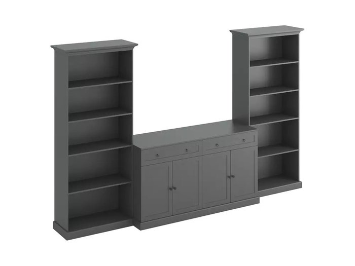 Композиция для гостиной Caprio g3 серого цвета 