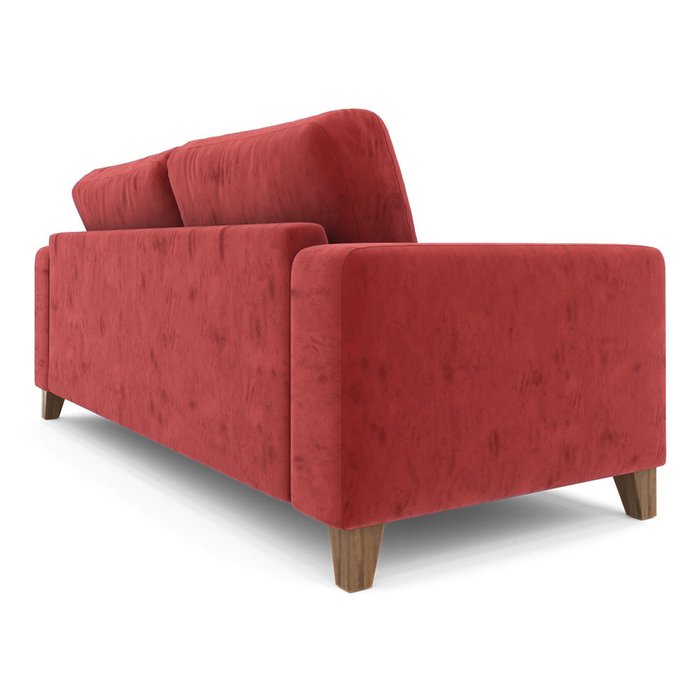 Диван Ruby ST трехместный красного цвета - лучшие Прямые диваны в INMYROOM