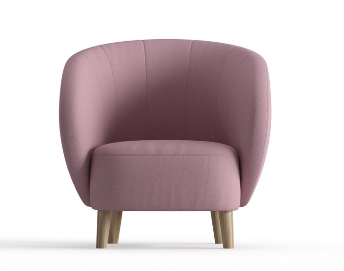 Кресло Чарльз в обивке из велюра темно-розового цвета - купить Интерьерные кресла по цене 15990.0