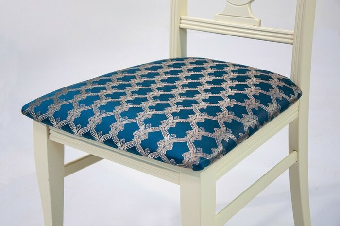 Стул Лирана Люкс сине-бежевого цвета - лучшие Обеденные стулья в INMYROOM