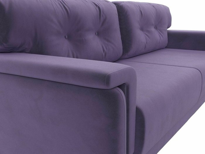 Прямой диван-кровать Оксфорд темно-фиолетового цвета - лучшие Прямые диваны в INMYROOM