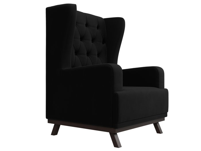 Кресло Джон Люкс черного цвета - лучшие Интерьерные кресла в INMYROOM