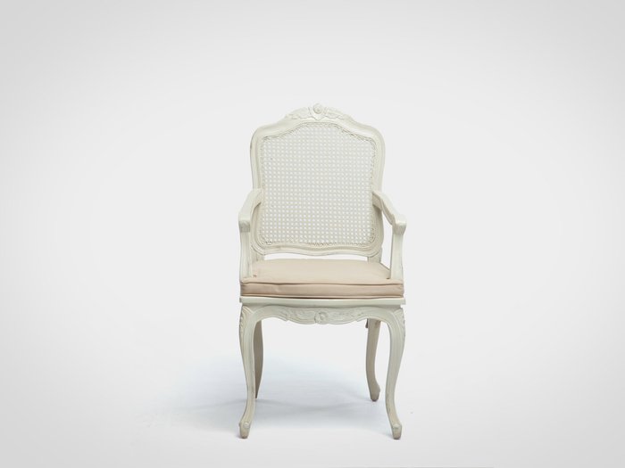 КРЕСЛО АГАТА с ротанговой спинкой - купить Интерьерные кресла по цене 29250.0