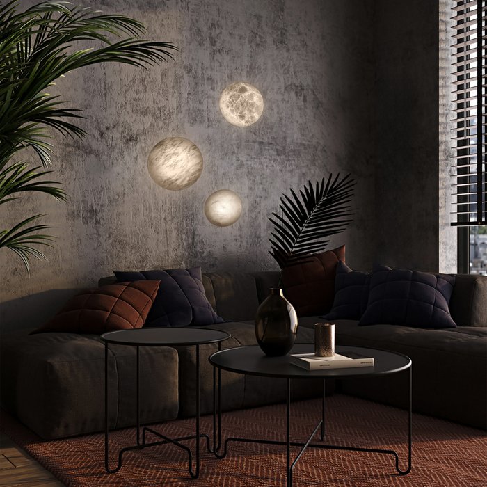 Настенный светильник Emi 10414W/XL (alebastr, цвет белый) - купить Бра и настенные светильники по цене 32880