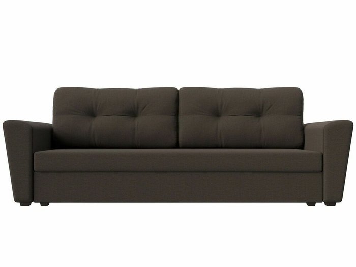 Диван-кровать Амстердам Лайт темно-коричневого цвета - купить Прямые диваны по цене 23999.0