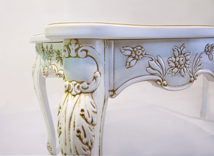 Обеденный стол Венеция цвета слоновая кость - лучшие Обеденные столы в INMYROOM