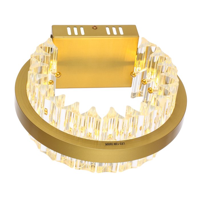 Настенный светодиодный светильник Cherio золото - лучшие Бра и настенные светильники в INMYROOM