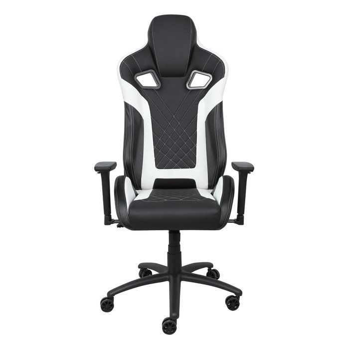 Кресло поворотное Viking черно-белого цвета - купить Офисные кресла по цене 29910.0