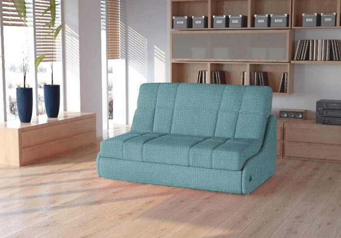 Диван-кровать Шарлот M темно-бирюзового цвета - купить Прямые диваны по цене 35000.0