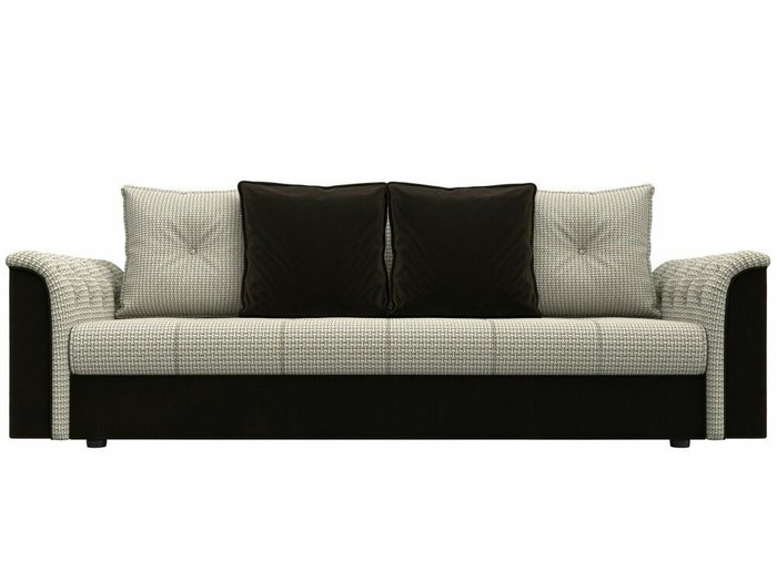 Диван-кровать Сиеста бежево-коричневого цвета - купить Прямые диваны по цене 39999.0