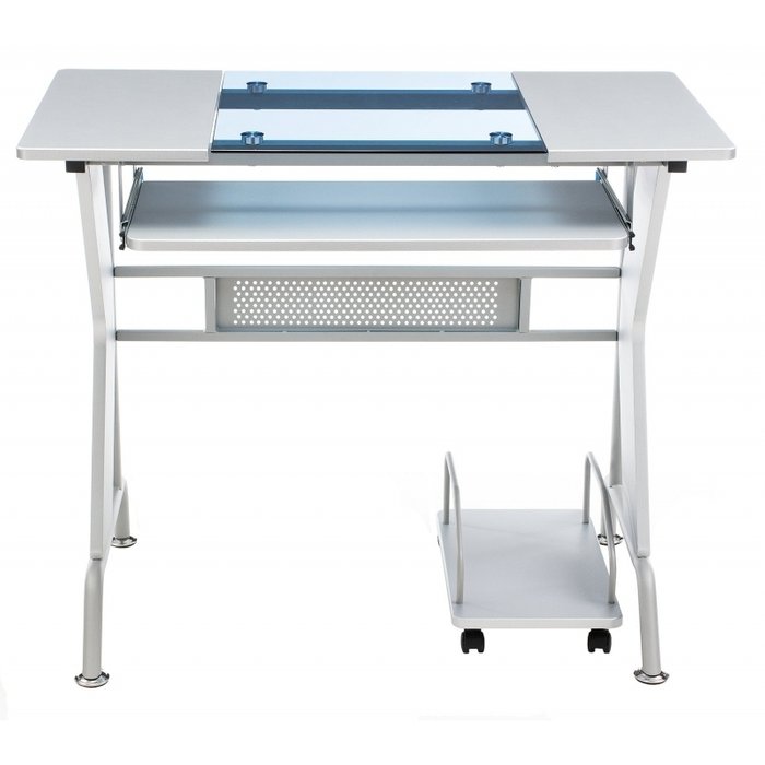 Компьютерный стол Uliss со стеклянной столешницей - купить Письменные столы по цене 11060.0