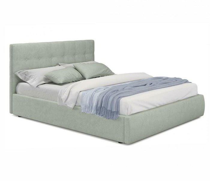 Кровать с подъемным механизмом Selesta 180х200 серого цвета