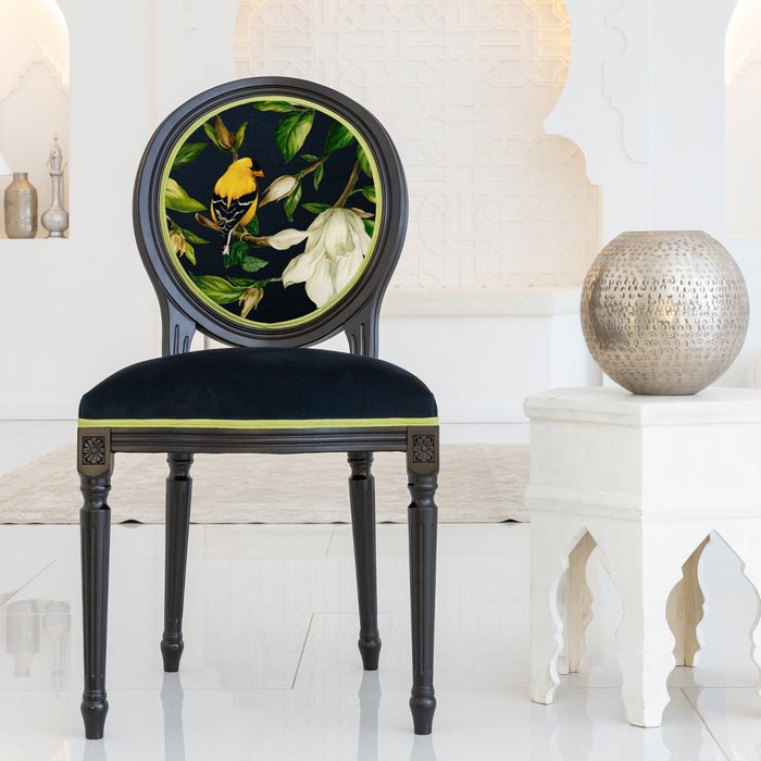 Стул Цветущая аристократка версия 1 черного цвета - лучшие Обеденные стулья в INMYROOM