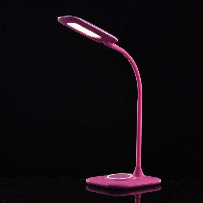 Настольная лампа Ракурс розового цвета - купить Рабочие лампы по цене 4450.0