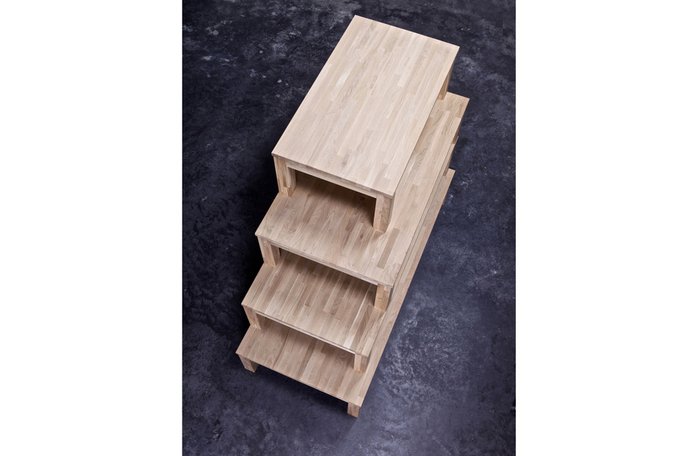 Стол журнальный DE EEKHOORN "LARGO COFFEE TABLE" из массива дерева - лучшие Журнальные столики в INMYROOM