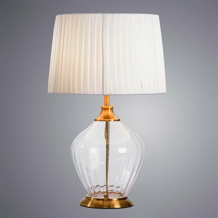 Настольная лампа Baymont белого цвета - купить Настольные лампы по цене 11990.0