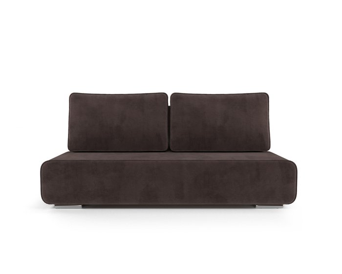 Диван-кровать Марк темно-коричневого цвета - купить Прямые диваны по цене 26690.0