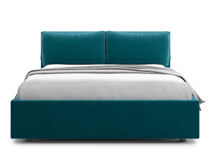 Кровать Trazimeno 180х200 сине-зеленого цвета с подъемным механизмом - купить Кровати для спальни по цене 45800.0
