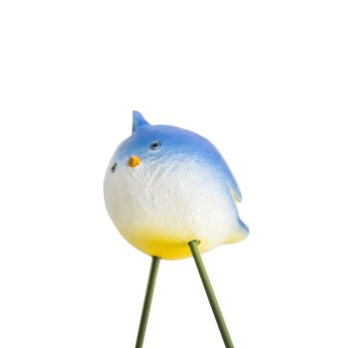Декор для цветочного горшка Птенчик Голубой - купить Декоративные предметы по цене 255.0