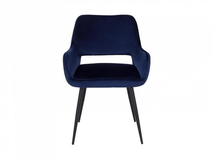 Кресло Barri темно-синего цвета - купить Обеденные стулья по цене 8490.0