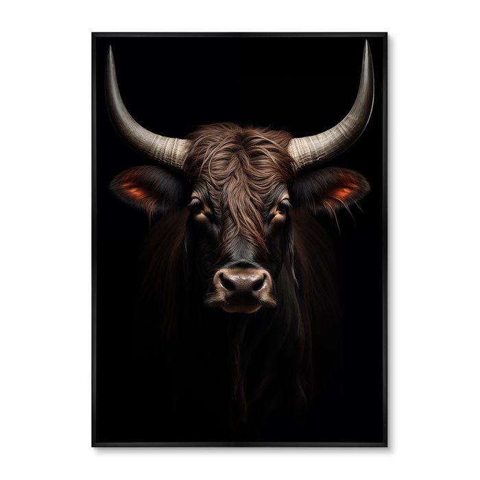 Репродукция картины Young Yaks, No 2, 2024г.