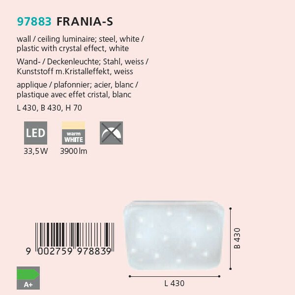 Светильник потолочный Eglo Frania-S 97883 - лучшие Подвесные светильники в INMYROOM