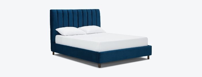 Кровать 140х200 светло-серого цвета - лучшие Кровати для спальни в INMYROOM