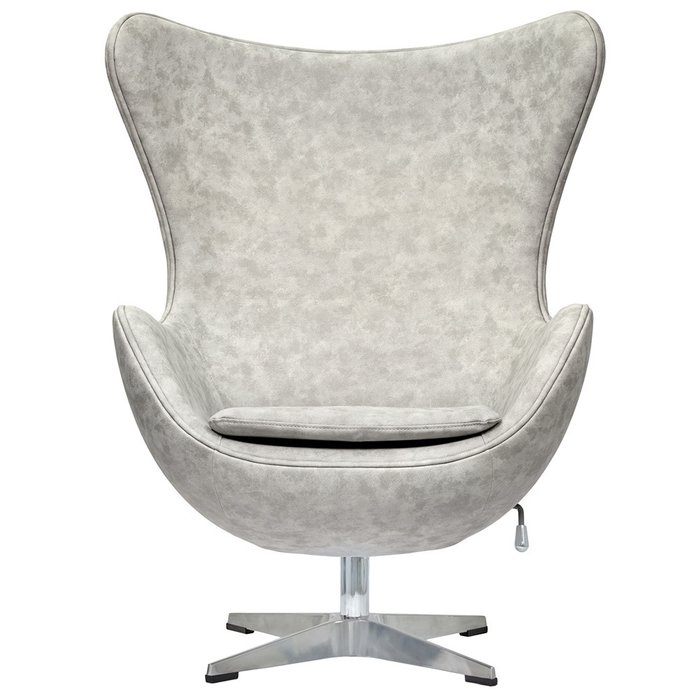 Кресло Egg Chair серого цвета - лучшие Интерьерные кресла в INMYROOM