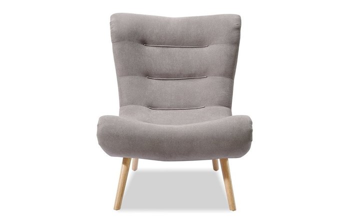 Кресло Dolce Vita серо-бежевого цвета - купить Интерьерные кресла по цене 41854.0