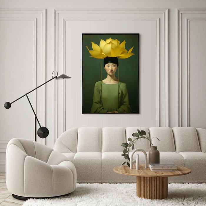 Репродукция картины Vibe collection, Blooming soul, 2024г. - лучшие Картины в INMYROOM