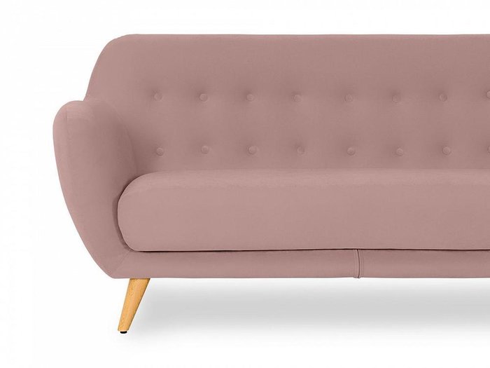 Диван Loa светло-розового цвета  - лучшие Прямые диваны в INMYROOM