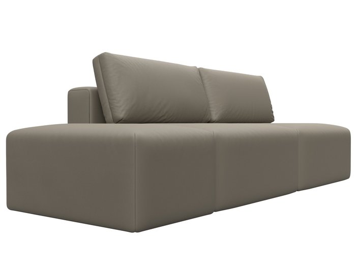 Модульный дивaн-кровать Лига-060 бежевого цвета (экокожа) - лучшие Прямые диваны в INMYROOM Модульный дивaн-кровать Лига-060 бежевого цвета (экокожа) - лучшие Прямые диваны в INMYROOM