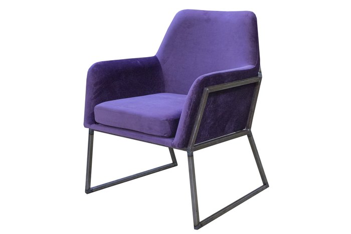 Кресло Almaden фиолетового цвета