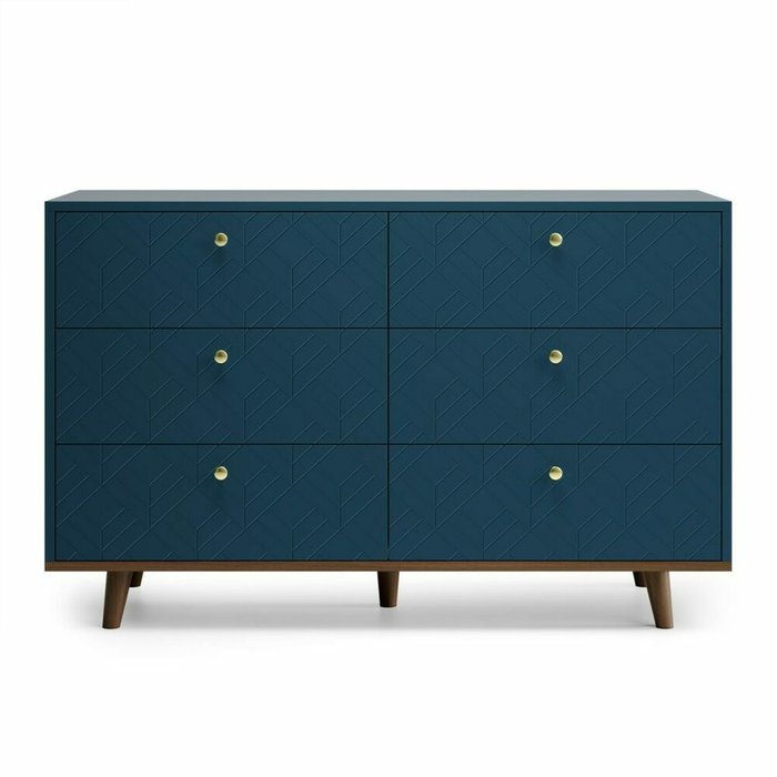 Комод Twin TW042 синего цвета - купить Комоды по цене 104200.0 Комод Twin TW042 синего цвета - купить Комоды по цене 104200.0