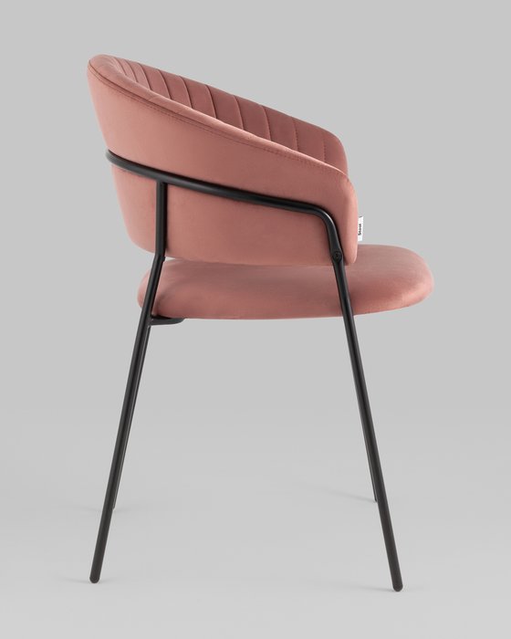 Стул Бруно пыльно-розового цвета - лучшие Обеденные стулья в INMYROOM