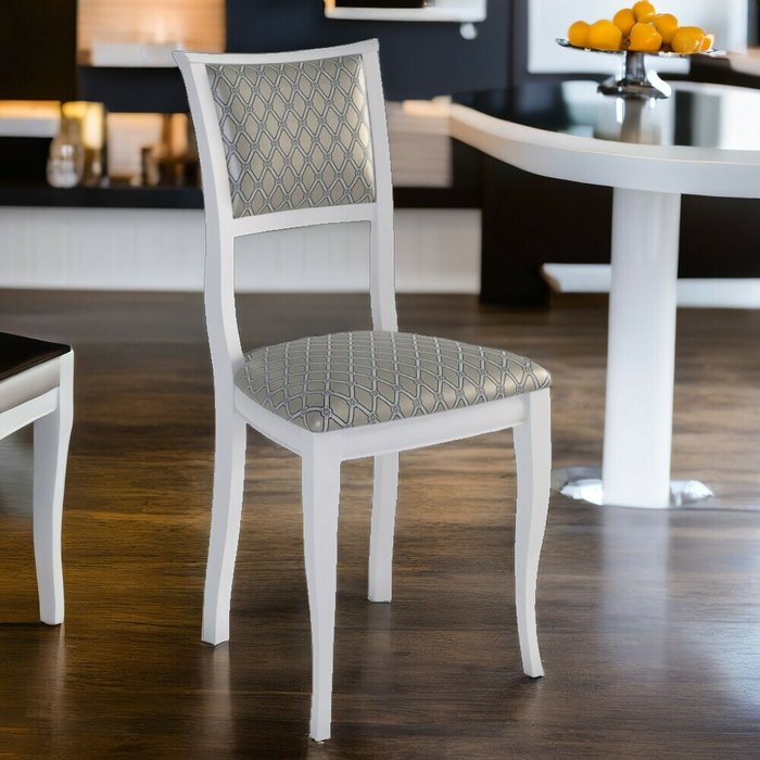 Стул Кентавр серо-белого цвета - лучшие Обеденные стулья в INMYROOM
