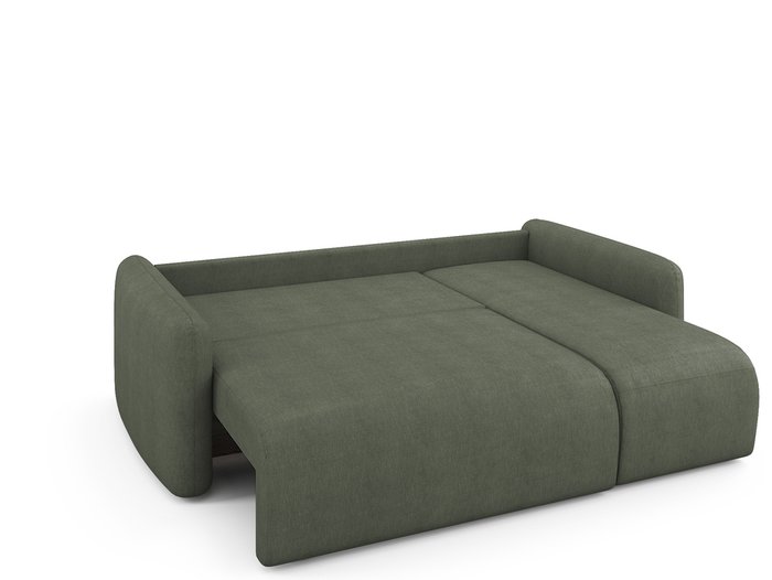 Угловой раскладной диван Arti правый темно-зеленого цвета - купить Угловые диваны по цене 77100.0