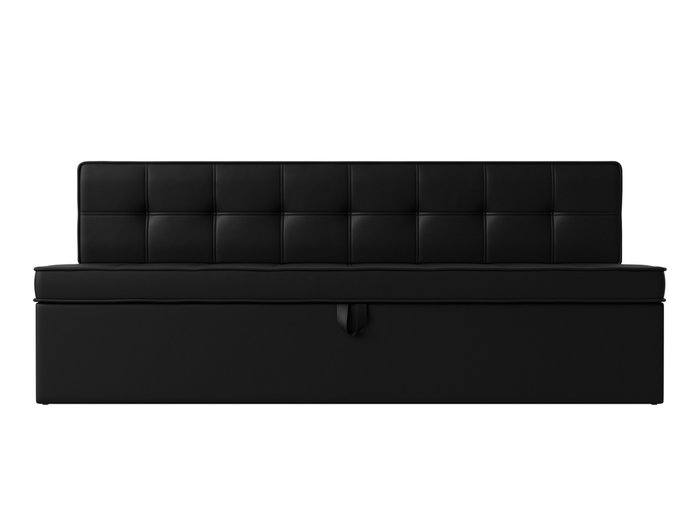 Диван-кровать Техас черного цвета (экокожа) - купить Прямые диваны по цене 31999.0
