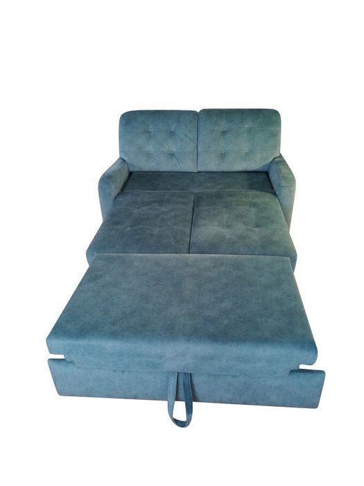 Диван-кровать Рим серо-голубого цвета - лучшие Прямые диваны в INMYROOM