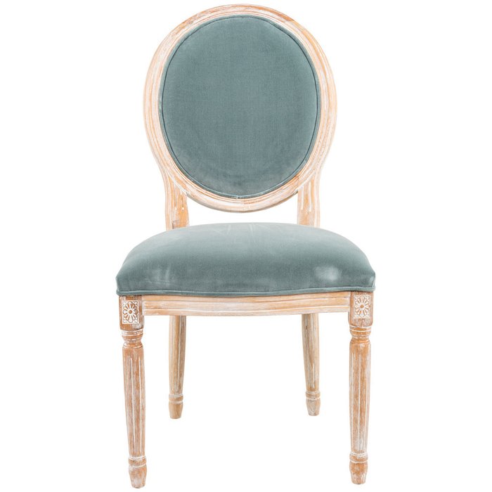 Стул Луи  Небесная безмятежность с голубой обивкой - купить Обеденные стулья по цене 32000.0