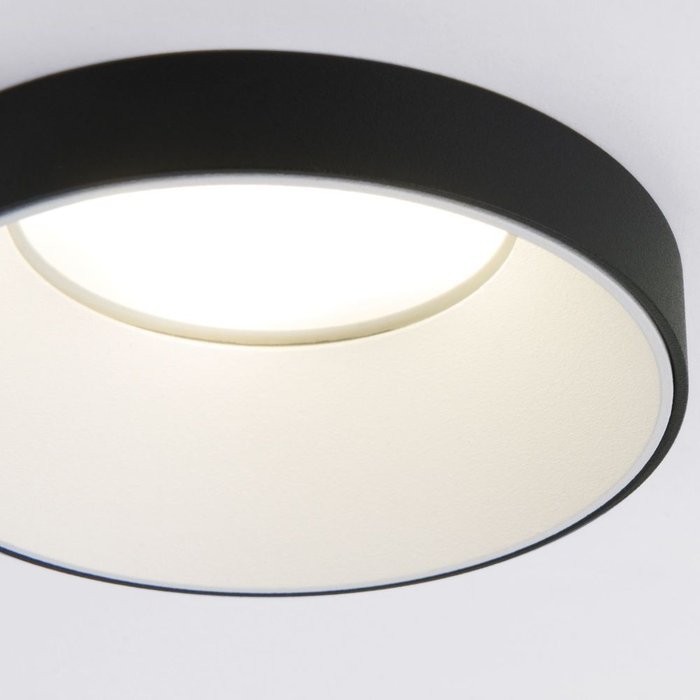 Встраиваемый точечный светильник 112 MR16 белый/черный Discus - лучшие Встраиваемые споты в INMYROOM