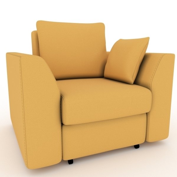 Кресло-кровать Belfest желтого цвета