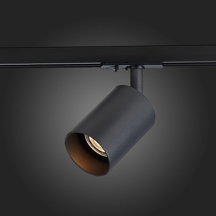 Светодиодный трековый светильник Vali черного цвета - лучшие Трековые светильники в INMYROOM