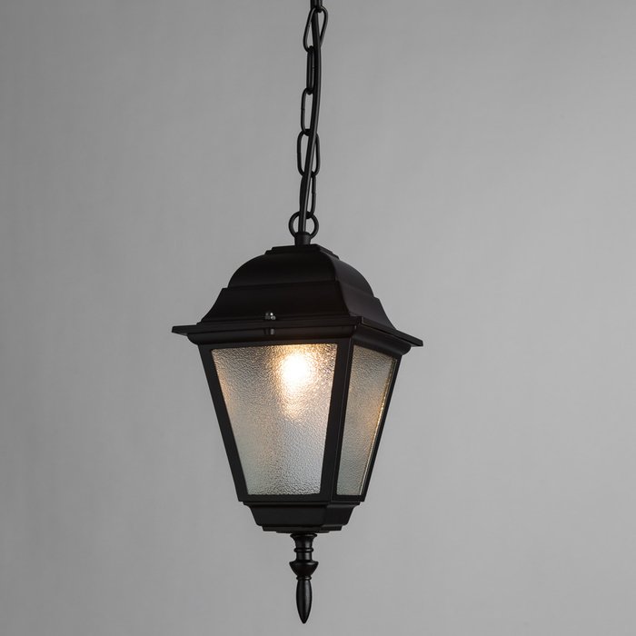 Уличный подвесной светильник Bremen черно-белого цвета   - купить Подвесные уличные светильники по цене 2190.0