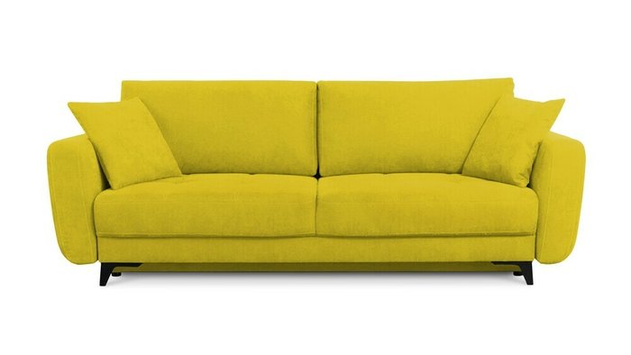 Диван-кровать Бербери Лайт 150х200 желтого цвета - купить Прямые диваны по цене 53800.0